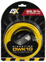 ESX DIRECTION DWK10 Zestaw kabli połączeniowych wzmacniacza 10 mm Zestaw połączeniowy