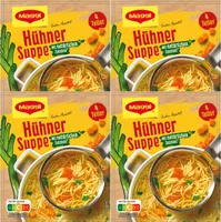 Maggi Guten Appetit Hühner Suppe mit natürlichen Zutaten 60g 4er Pack