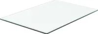 Glasplatte TERRY 100x50cm ESG Glas 8mm Stärke Bodenplatte
