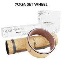 Kintex Yoga Set Wheel, 1 x Yogarad, 1 x Yogamatte