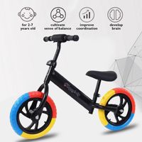Laufrad 30,3cm 12“ Farbe schwarz Handbremse Kinder Lernlaufrad Roller Kinderrad 