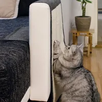 Navaris Katzen Kratzmatte Kratzschutz Sofa - Sisal Kratzteppich 130 x 45 cm für Katze - Couch Katzenkratzmatte - auch für Hunde geeignet