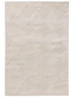 Teppich Claire Creme 140x200 cm Wohnzimmer Rechteckig Muster Modern Kurzflor benuta Skandinavisch