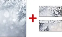 Motivpapier Briefpapier + Umschläge (Winter-5180, DIN A4, 100 Blatt) Weihnachten verschneiten Tannenäste