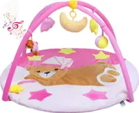 Spieldecke mit Melodie PlayTo Schlaf-Teddybär rosa