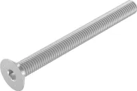 SECCARO Senkschraube M6 x 65 mm, Edelstahl V2A VA A2, DIN 7991 / ISO 10642, Innensechskant, 20 Stück