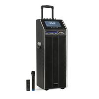 auna Pro DisGo Box 2100 DVD mobile PA-Anlage, 300 W max., 9" (23 cm) TFT-Display, DVD-Player, 2 x 10" (25,5 cm) Subwoofer, Bluetooth-Funktion, XMR Bass Technology, drahtloses UHF-Mikrofone, schwarz auna Pro DisGo Box 2100 DVD mobile PA-Anlage, 300 W max., 9" (23 cm) TFT-Display, DVD-Player, 2 x 10" (25,5 cm) Subwoofer, Bluetooth-Funktion, XMR Bass Technology, drahtloses UHF-Mikrofone, schwarz