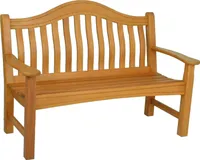 Garden Pleasure Gartenbank Kingston 985248 braun Holz 131,0 cm