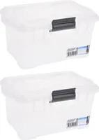 2 x Vorratsdose 1,5 Liter Aufbewahrungsbox mit Deckel