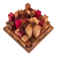 Burgpuzzle, tolle, variantenreiches Denkspiel mit 13 verschiedenen Spielmöglichkeiten