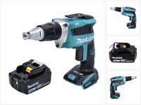 Makita DFS 452 M1 Akku Schnellbauschrauber 18 V Brushless + 1x Akku 4,0 Ah - ohne Ladegerät