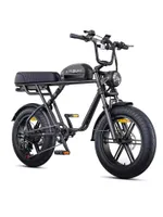 ENGWE E Bike Herren Elektrofahrräder-Ebike mit einem Akku, E-Bike 20*4.0 Zoll Fette Reifen, Ebike Herren Elektrofahrrad 7-Gang,E-Mountainbike FatBike