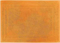 WohnDirect Weiche Badvorleger JASMINA Orange 50 x 70 cm