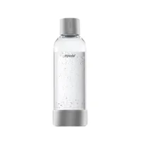 Sodabereiter Flasche STEEL 1 l, Farbe:silver