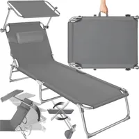 Gartenliege Chloé klappbar 190 x 68 x 65 cm