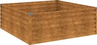 vidaXL Hochbeet 100x100x36 cm Cortenstahl