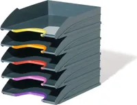 DURABLE Briefablageschalen VARICOLOR® A4 5 St., anthrazit/grau