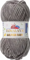 Strickfein Himalaya Dolphin Baby super Bulky Chenille Garn Wolle strickgarn 100 gr 80320 - dunkelgrau