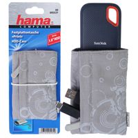 Taška na pevný disk Print Grey 1,8"
