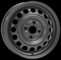 Alufelge Alcar Acciaio 4920 4.5X14 4X100 Et 45 Black