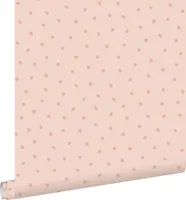 ESTAhome Tapety tečky růžové - 139723 - 0,53 x 10,05 m