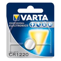 4 Stück Varta CR1220 Batterien Knopfzellen Knopfzelle Uhren MHD 02-2028 