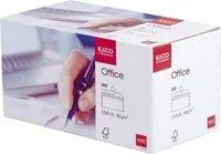 ELCO Briefumschläge Office DIN lang+ ohne Fenster hochweiß haftklebend 200 St.