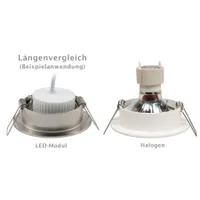 LED-Modul McShine ''PL-55'' 5W, 400Lumen, 230V, 50x25mm, neutralweiß, step-dimmbar