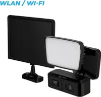 LUVISION WLAN LED Flutlicht Solarleuchte Überwachungskamera Lampe mit Bewegungsmelder