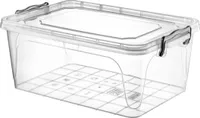 Aufbewahrungsbox Aufbewahrungsbehälter Transparentbox Kunststoffbox Klappbox Plastikbox mit Deckel 20L
