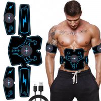 Elektrischer Muskeltoner-Former ABS Toning Fitnessgürtel Simulation Fatburner Bauch
