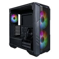 Cooler Master HAF 500 Midi Tower Nero  COOLER MASTER Colore del prodotto: Nero, Quantità di porte USB 3.2 Gen 1 (3.1 Gen 1) di tipo A: 2, Tipo: PC, Fattore di forma: Midi Tower, Quantità di porte USB 3.2 Gen 2 (3.1 Gen 2) di tipo C: 1, Numero di vani per drive 3.5": 2, Fonte di alimentazione inclusa: No, Dimensioni di hard disk drive supportati: 2.5,3.5"