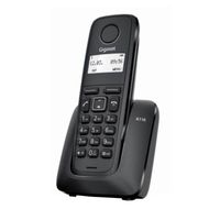 Gigaset A116 Dect Schnurlostelefon schwarz