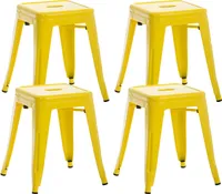 4er Set Hocker HLO-CP82  gelb