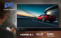 TCL 65P739 65 Zoll Fernseher, 4K HDR, Ultra HD, Smart TV TV, Rahmenloses Design (Dolby Vision & Atmos, Freihändige Sprachsteuerung