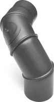 raik Rauchrohrbogen / Ofenrohr 120mm - Multibogen gussgrau