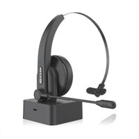 OY631 Einohr-Headset, Bluetooth-Kopfhörer mit Mikrofon, Geräuschunterdrückung, am Kopf montierter Kopfhörer für Mobiltelefone, PC, Tablet