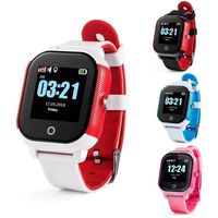Kinder-Smartwatch mit GPS Tracker Secutek SWX-GW700S Rot-Schwarz