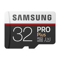 Samsung Pro Plus 32 GB microSDHC Speicherkarte (100 MB/s, Class 10, UHS-I, U3)