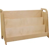 Bücherregal , Bücher-Organizer für Kinder, Büchergestell mit Fächern, Montessori, Größe:75 cm