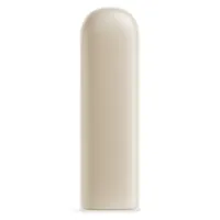 Polsterpaneel ovales Wandpaneel Ökoleder WANDKISSEN Bettkopfteil Wandpolster Creme 30 cm x 100 cm