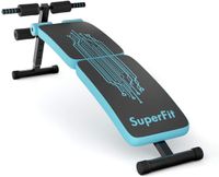Skladacia lavička COSTWAY Sit Up Bench, nastaviteľný sklon, tréningová lavička s nosnosťou až 200 kg, ideálna na sedacie svaly a zdvihy nôh