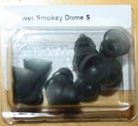 Unitron / Phonak Power Smokey Domes (10 Stück) Hörgeräteschirmchen Größe S (Durchmesser 5 mm)