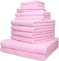 Betz 12er Handtuch-Set PALERMO 100% Baumwolle  Farbe: rose