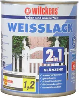 Wilckens Weisslack 2in1 glänzend, 750 ml