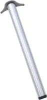 Tischbein höhenverstellbar Edelstahl Optik durante® TFD23 Höhe 1100 mm Ø 60 mm Metall inkl. Montagematerial Tischfuß Möbelfuß