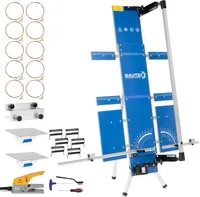 BAUTEC Styroporschneider GAZELLE 7 » Set inkl. 10 Schneidedrähte , Gerüsthalterung, Schleifraspel » Heißdrahtschneider