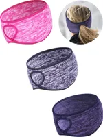 Stücke Fleece Pferdeschwanz Stirnband Earband Winter Laufen Stirnband Ohrwärmer Stirnband für Frauen Mädchen Outdoor Sports und Fitness
