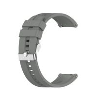 Sport Ersatz Armband für Huawei Watch GT 3 46 mm Silikon Band Loop, Farbe:Grau