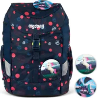 ergobag Freizeitrucksack Rucksack Reflex Glow-Edition Mini Backpack 10L PhantBärsiewelt dunkelblau